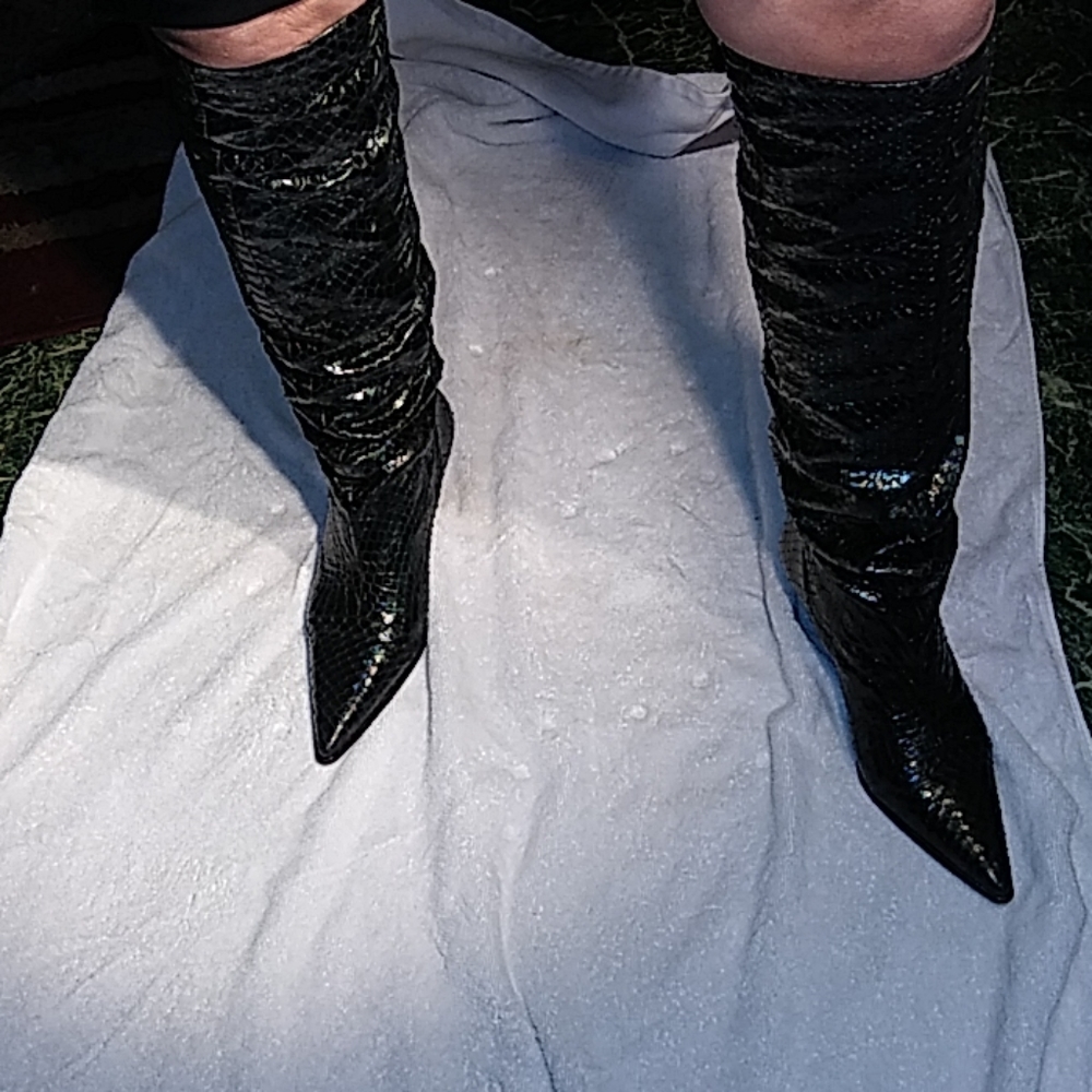 Gucci Snakeskin Boot mid 2000s.